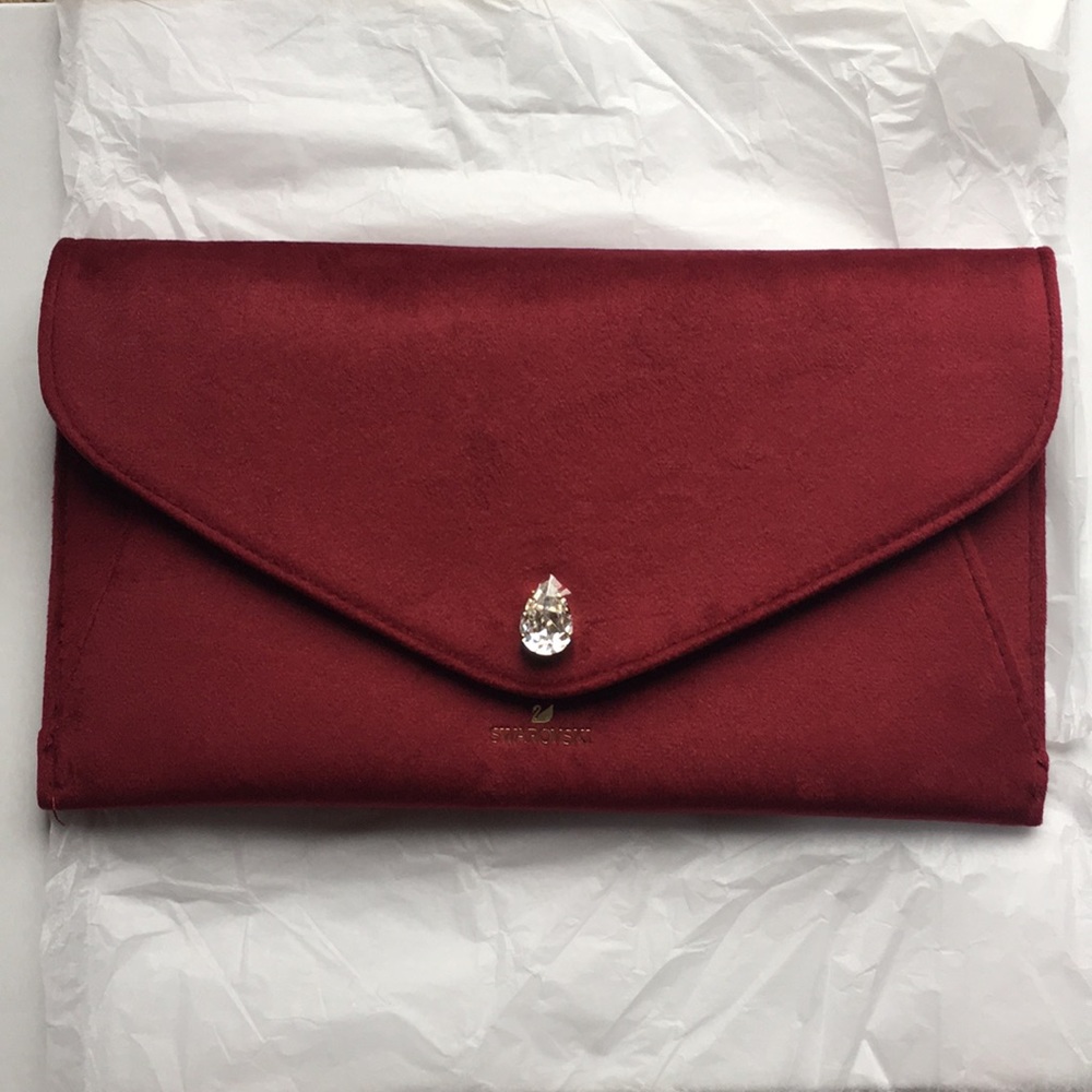 Swarovski Red Holiday Clutch Bag